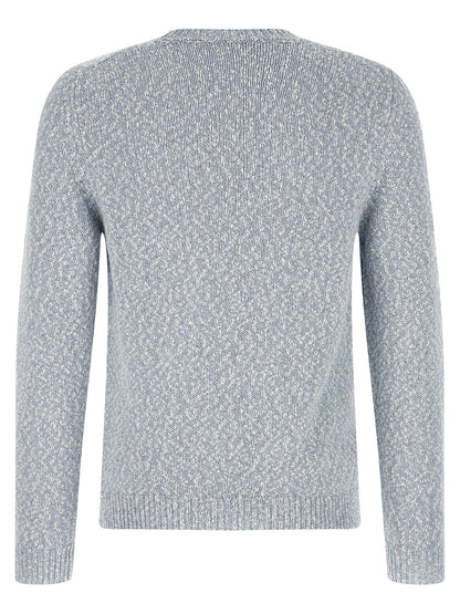 ZANONE Blue Cotton Cardigan