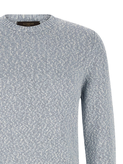 ZANONE Blue Cotton Cardigan