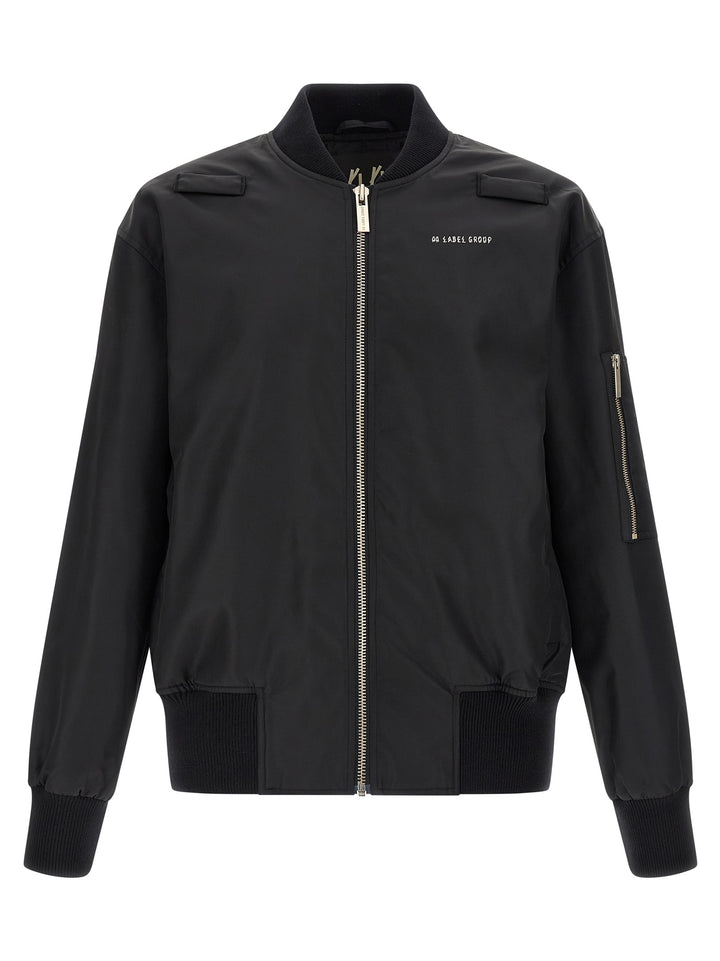 44 Label Group Black Polyamide Bomber