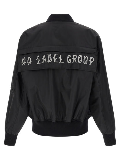 44 Label Group Black Polyamide Bomber