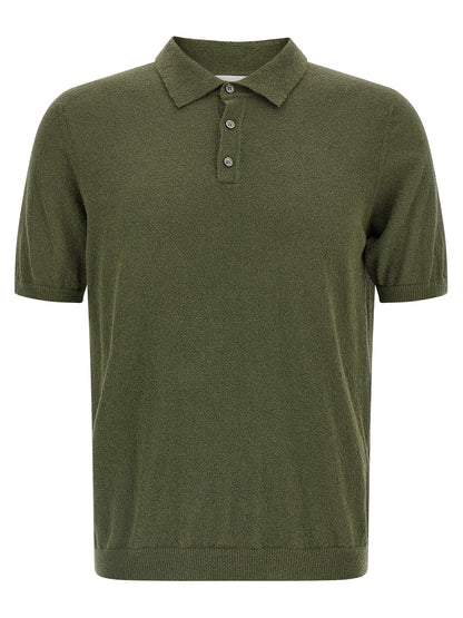 Roberto Collina Bicolor Cotton Polo Shirt