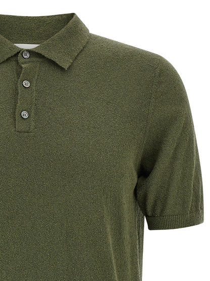 Roberto Collina Bicolor Cotton Polo Shirt
