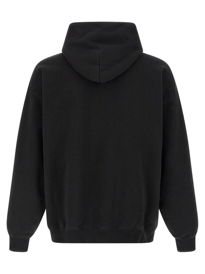 Balenciaga Black Cotton Sweatshirt