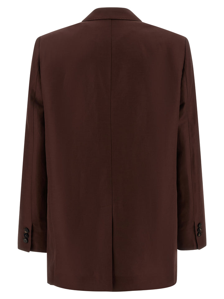 Alberto Biani Brown Viscose Blazer