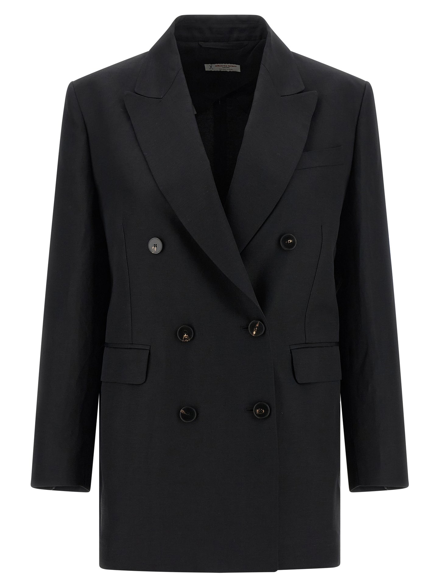 Alberto Biani Black Viscose Blazer