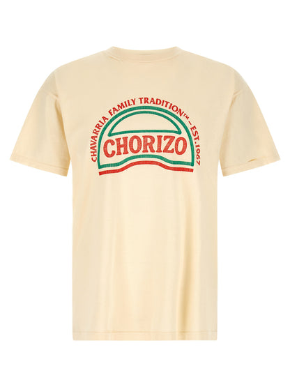 WILLY CHAVARRIA Beige Cotton T-Shirt
