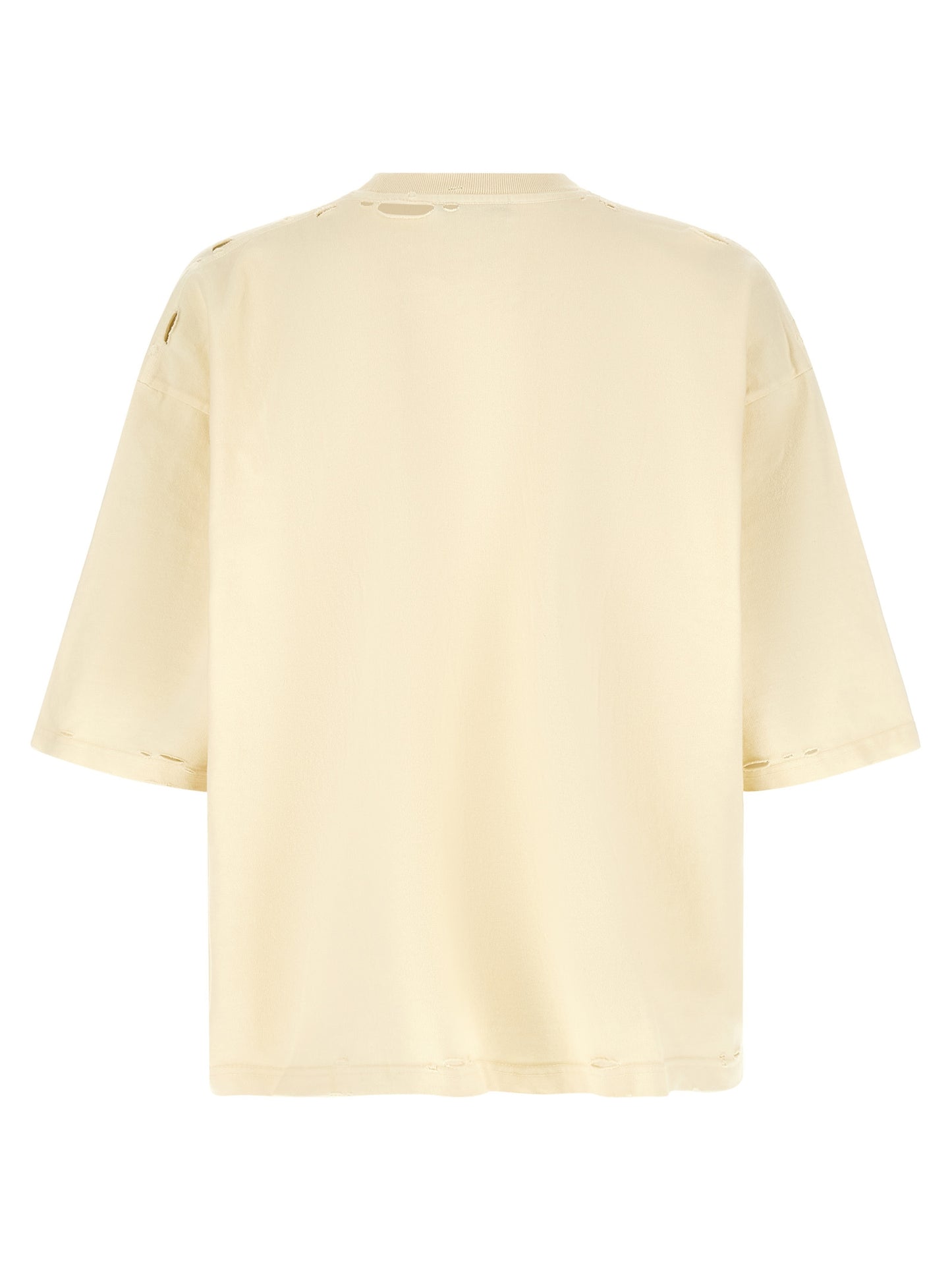 WILLY CHAVARRIA Beige Cotton T-Shirt