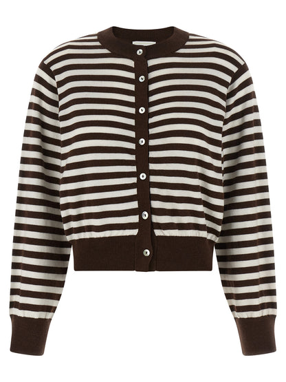 BE YOU Brown Cotton Cardigan