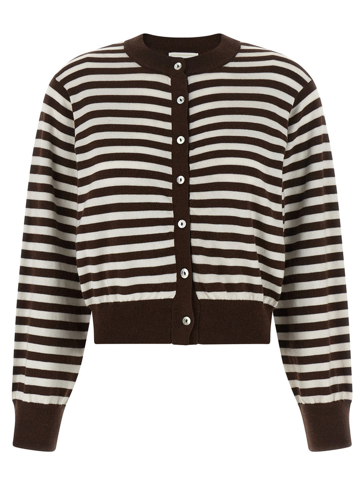 BE YOU Brown Cotton Cardigan