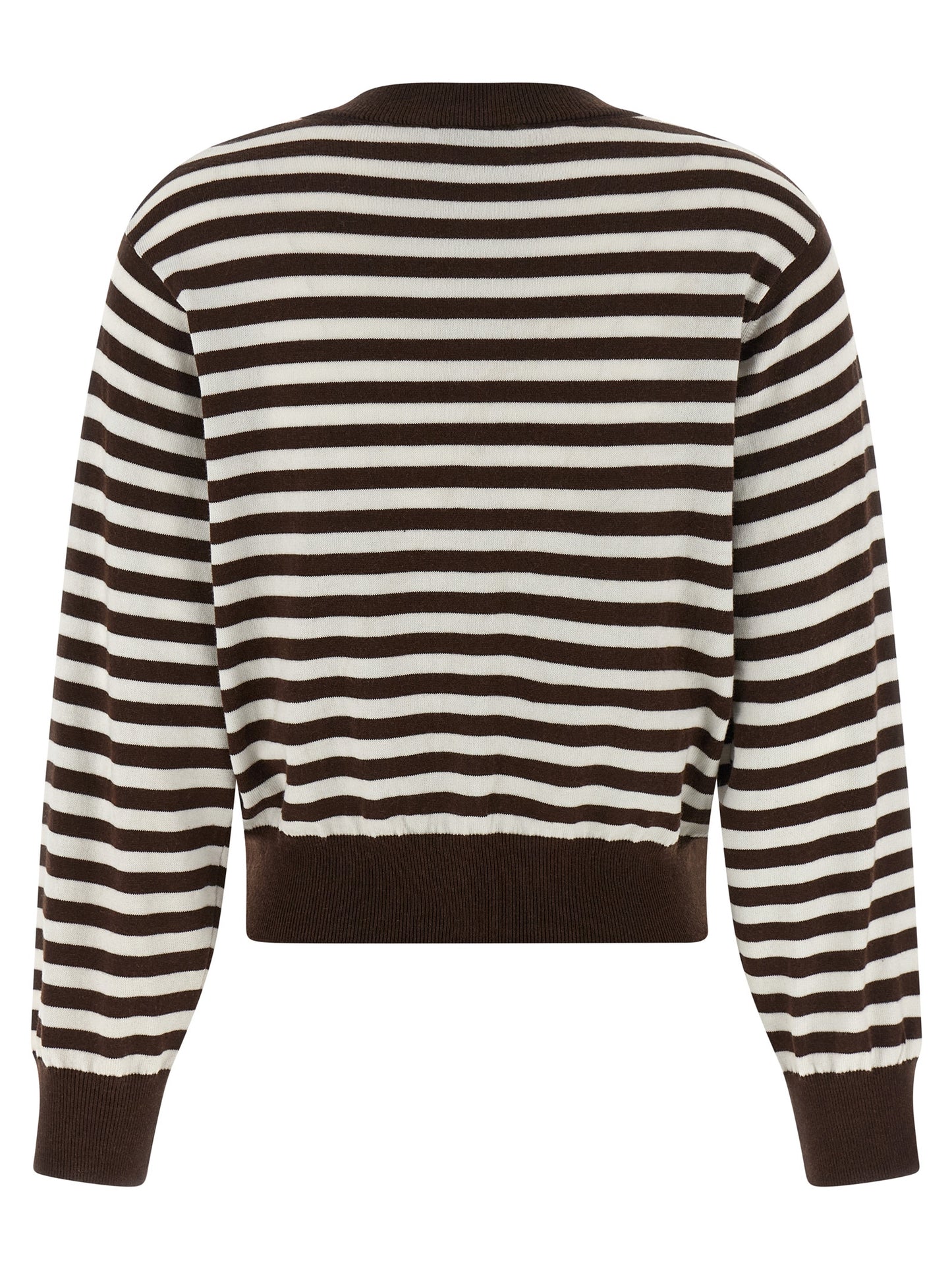BE YOU Brown Cotton Cardigan