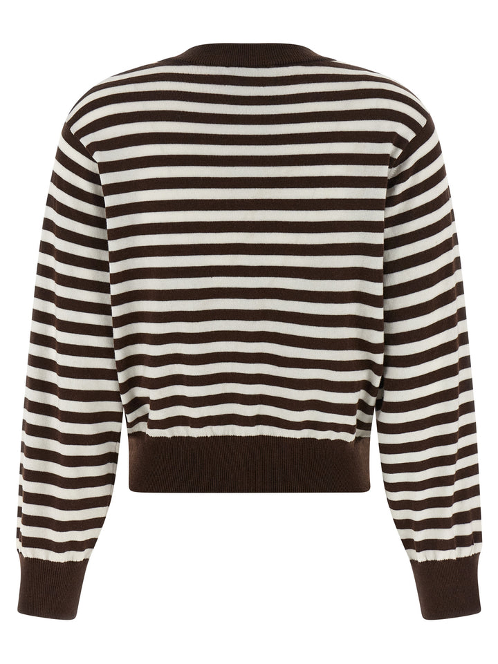 BE YOU Brown Cotton Cardigan