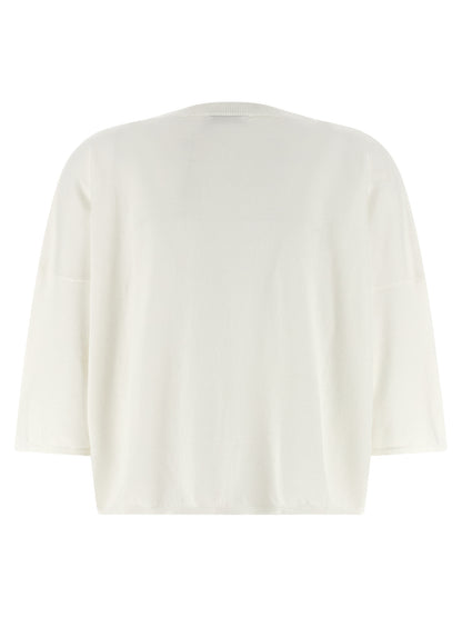 BE YOU White Cotton Cardigan