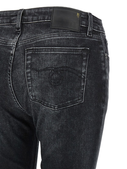 R13 Black Cotton Jeans Denim