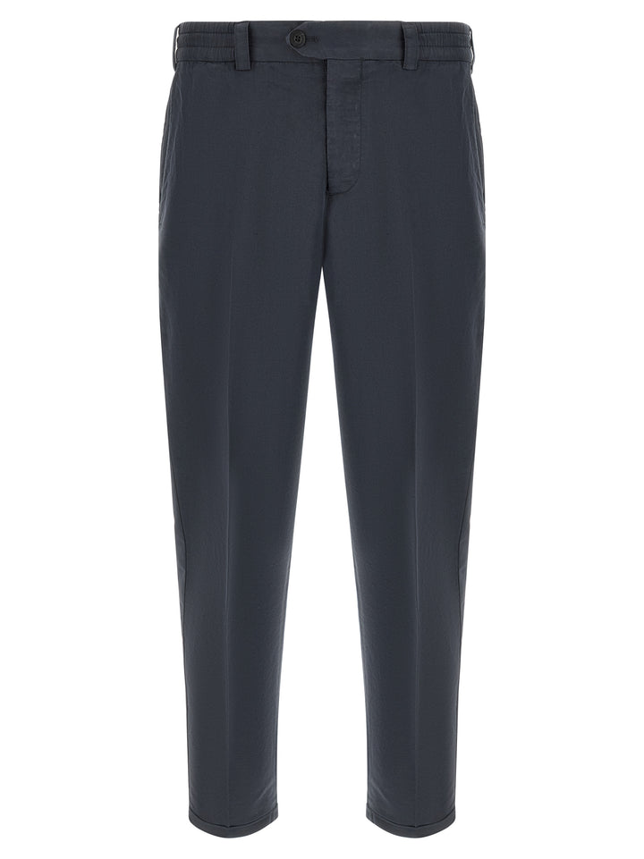 PT Torino Blue Linen Pants