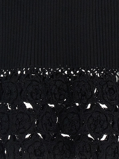 Ganni Black Organic Cotton Sleeveless Jacket