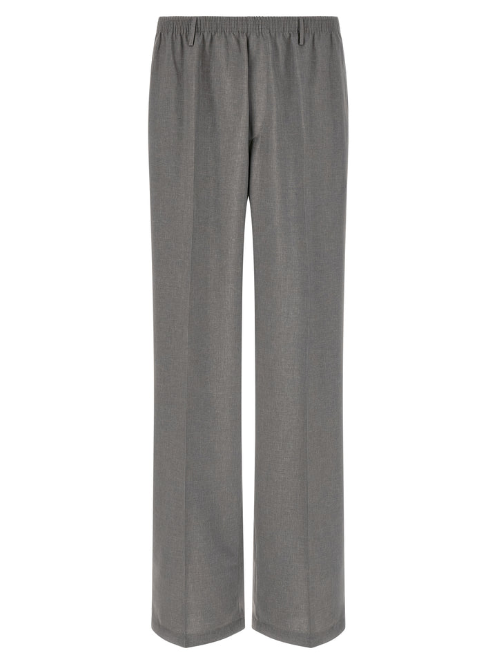 CELLAR DOOR Gray Polyester Casual Pants
