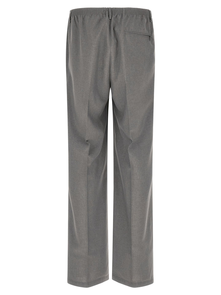 CELLAR DOOR Gray Polyester Casual Pants