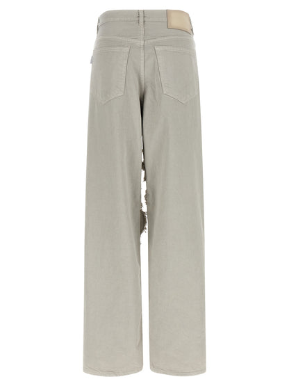 Haikure Gray Cotton Flared Jeans