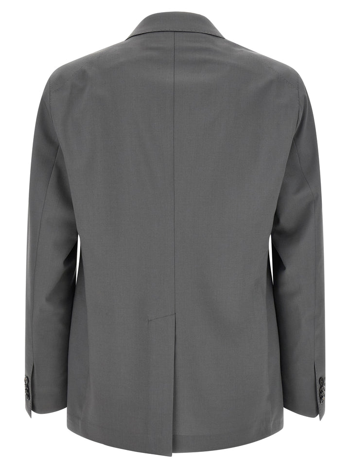 Tagliatore Gray Virgin Wool Two-Piece Suit
