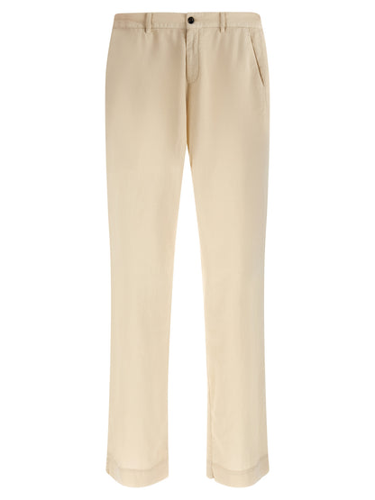 CELLAR DOOR Beige Cotton Casual Pants