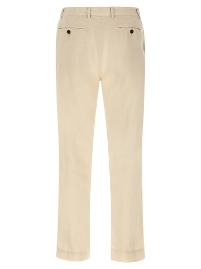 CELLAR DOOR Beige Cotton Casual Pants