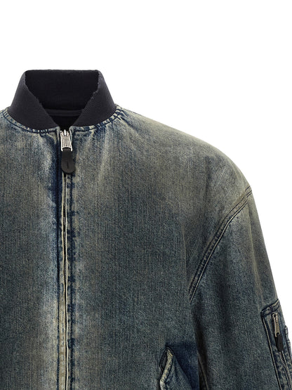 Balenciaga Gray Polyester Bomber