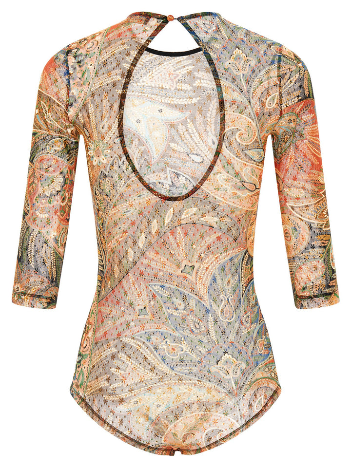 Etro Multicolor Polyamide Bodysuit