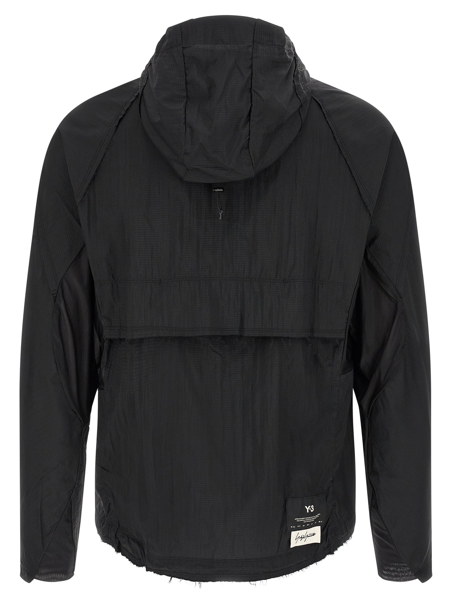 Y-3 Black Polyamide Shell Jacket
