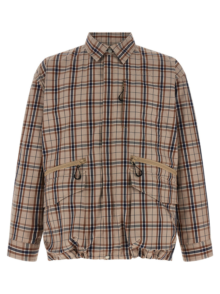 Comme Des Garçons Beige Cotton Full-Length Jacket