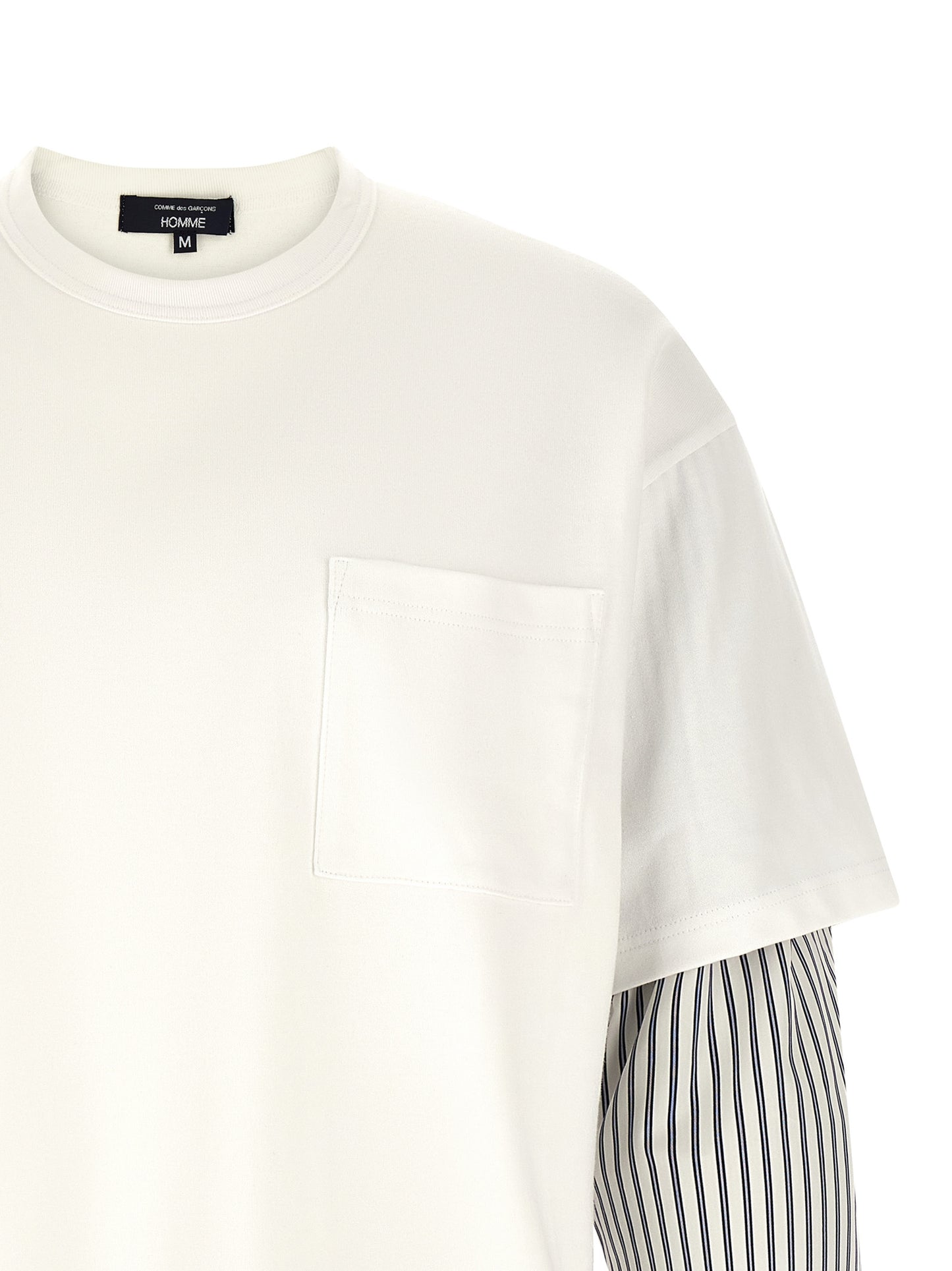 Comme Des Garçons White Cotton T-Shirt