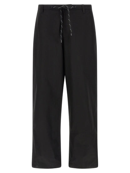 Balenciaga Black Cotton Chino Pants