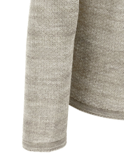 Roberto Collina Gray Cotton Cardigan