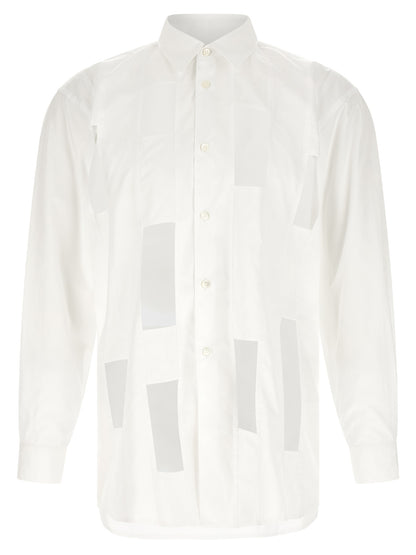 Comme Des Garçons White Cotton Blouse