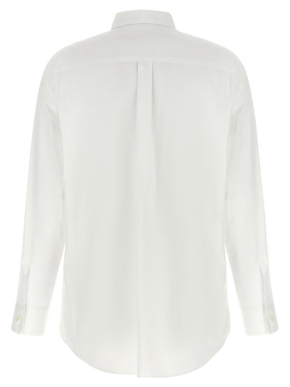 Comme Des Garçons White Cotton Blouse