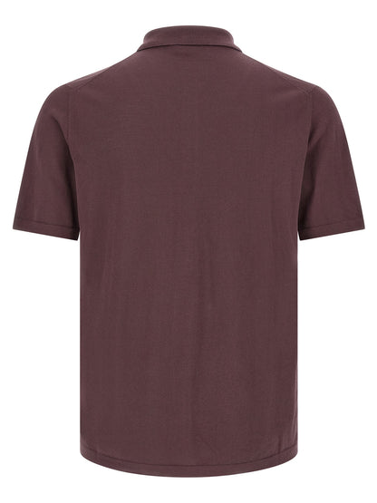 Roberto Collina Bordeaux Cotton Blouse
