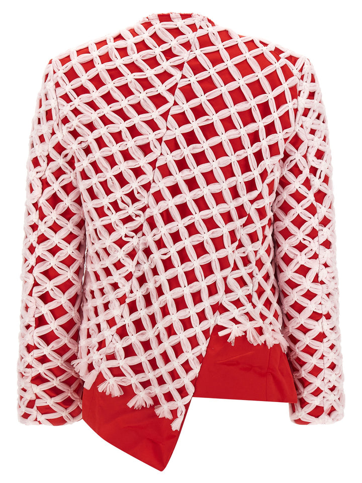 Comme Des Garçons Multicolor Polyester Blazer