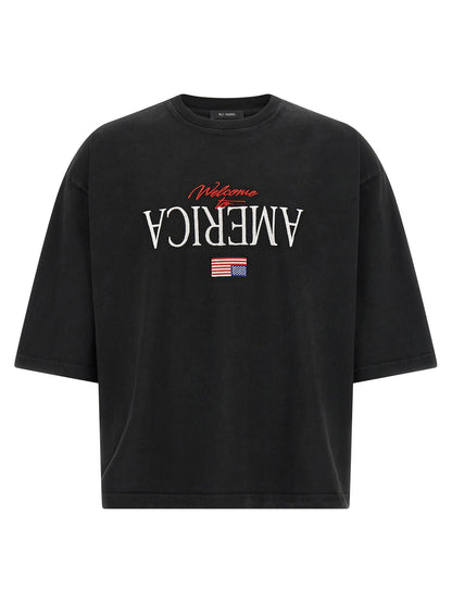 WILLY CHAVARRIA Black Cotton T-Shirt