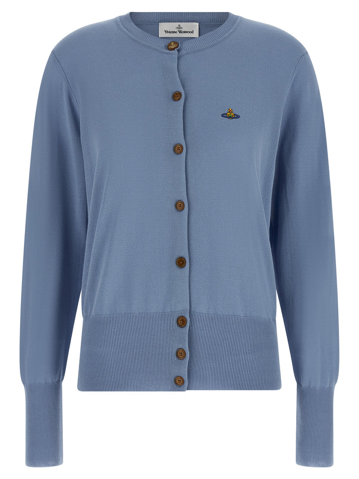 Vivienne Westwood Blue Cotton Cardigan