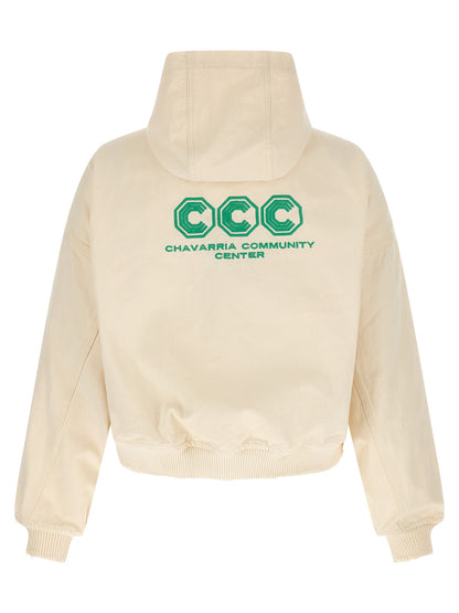WILLY CHAVARRIA Bicolor Cotton Sweatshirt