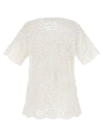Comme Des Garçons White Cotton T-Shirt