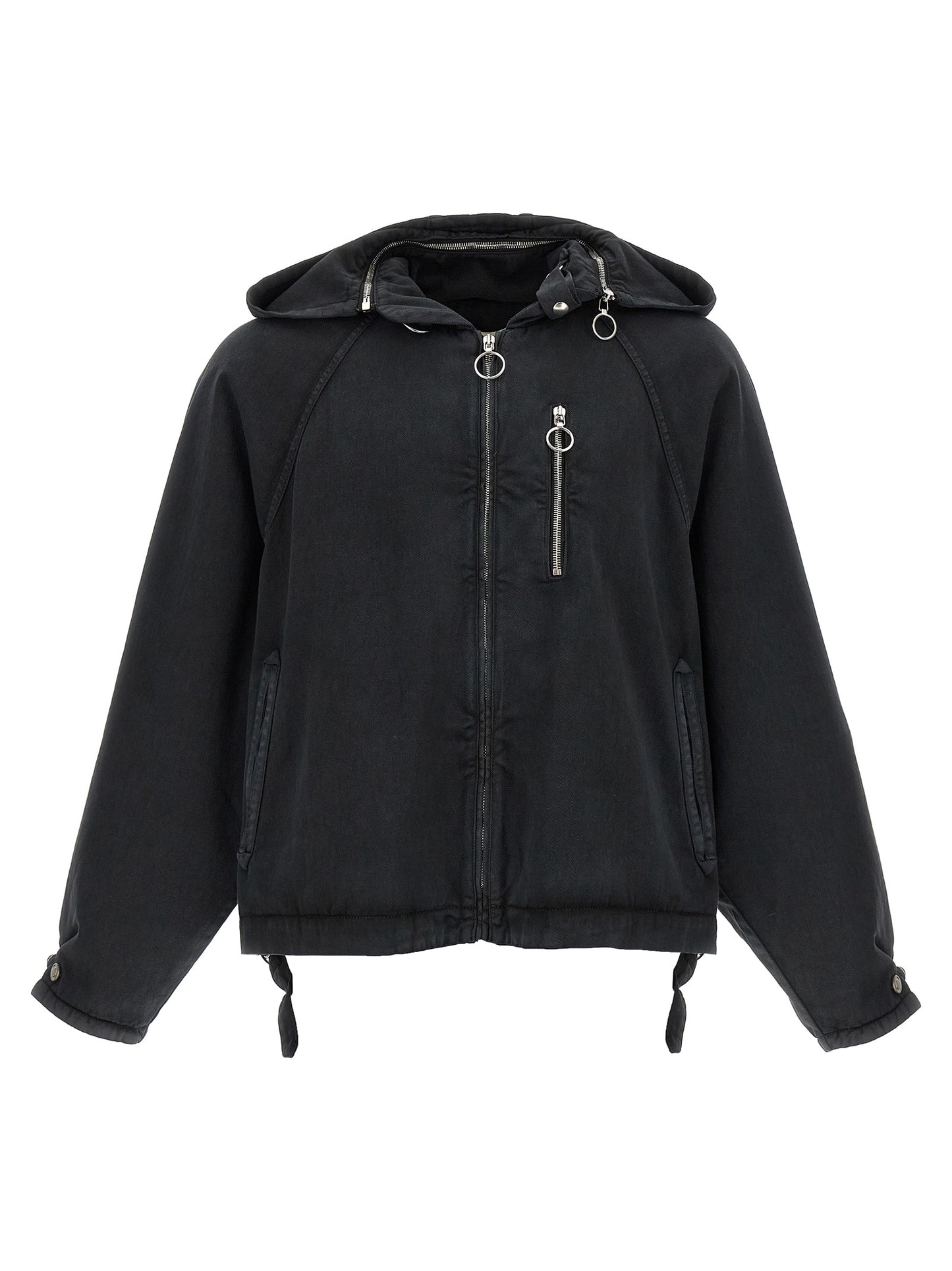 Namacheko Black Cotton Shell Jacket