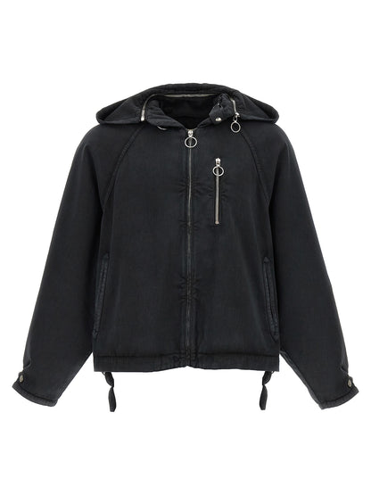 Namacheko Black Cotton Shell Jacket