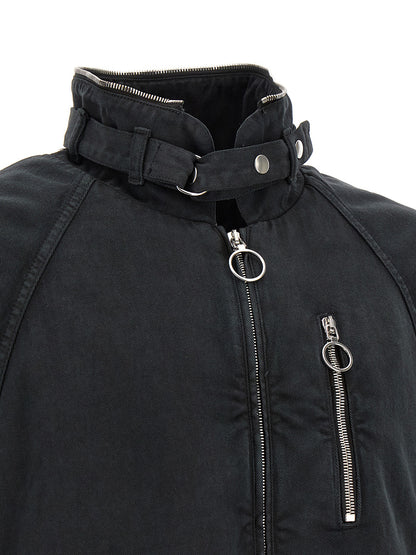 Namacheko Black Cotton Shell Jacket