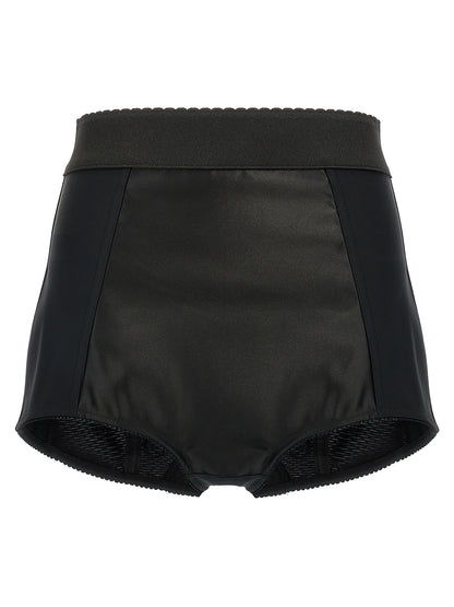 Dolce & Gabbana Black Polyamide Bermuda Shorts