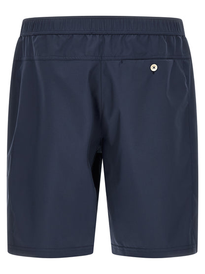Brunello Cucinelli Blue Polyester Bermuda Shorts