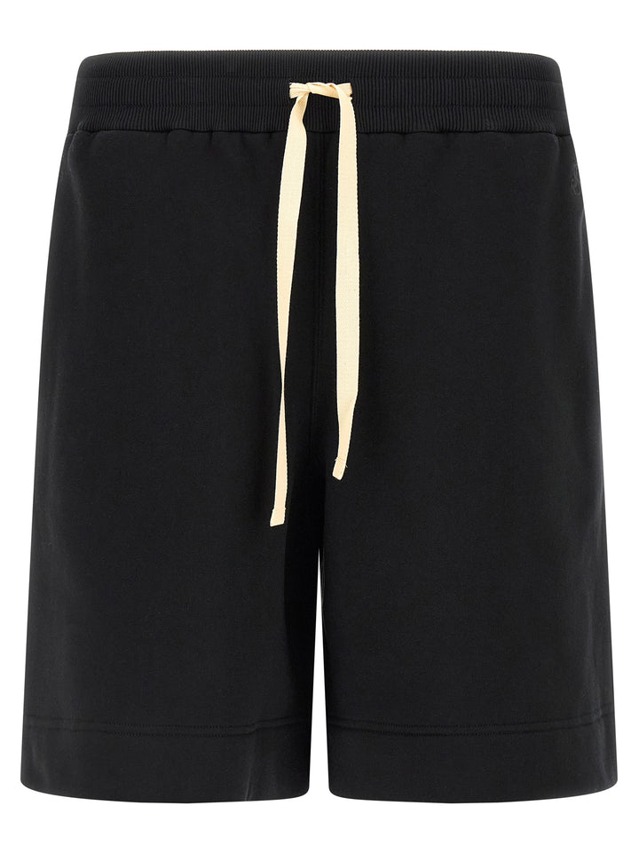 Jil Sander Black Cotton Bermuda Shorts