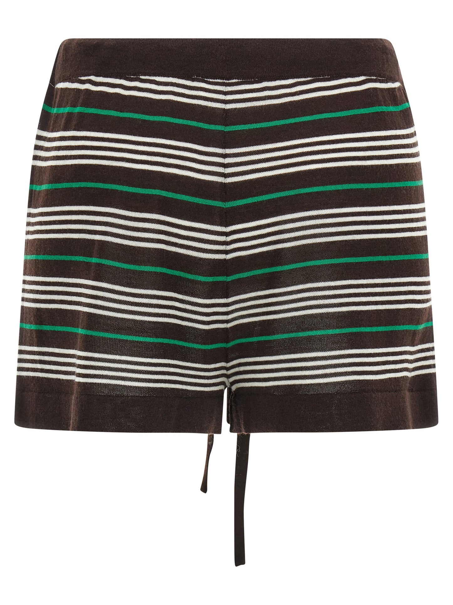 P.A.R.O.S.H. Brown Wool Bermuda Shorts