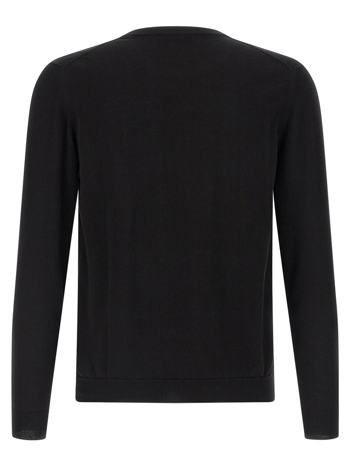 ZANONE Black Cotton Cardigan