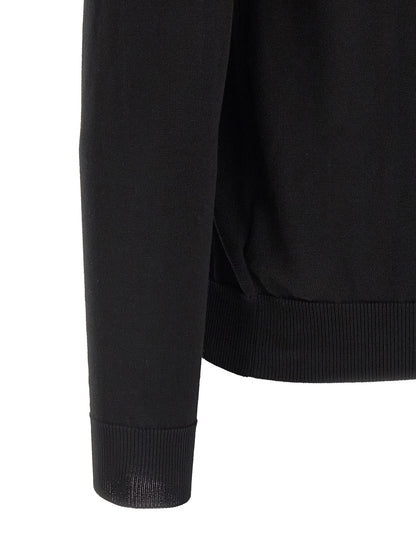 ZANONE Black Cotton Cardigan