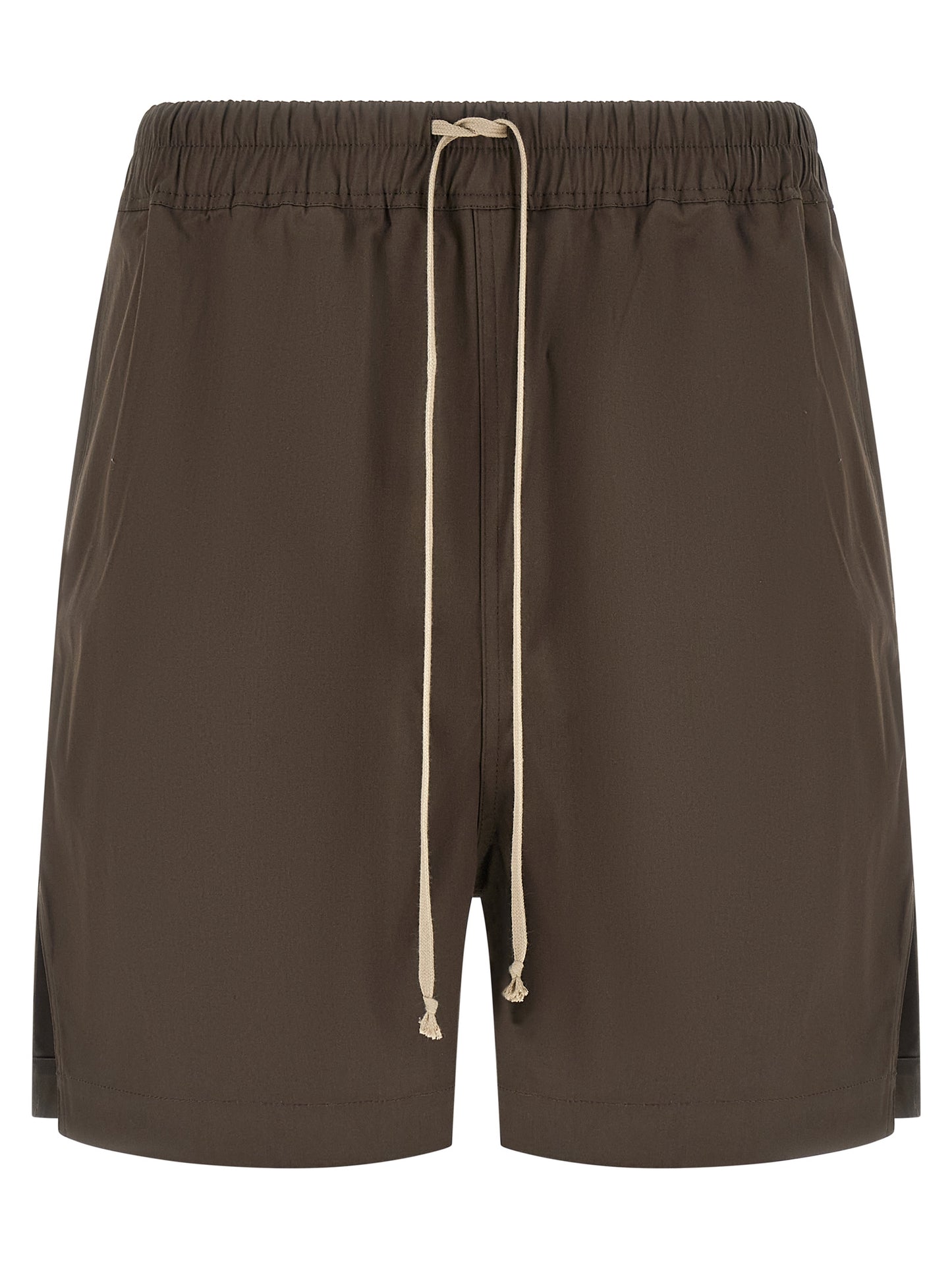Rick Owens Brown Cotton Bermuda Shorts